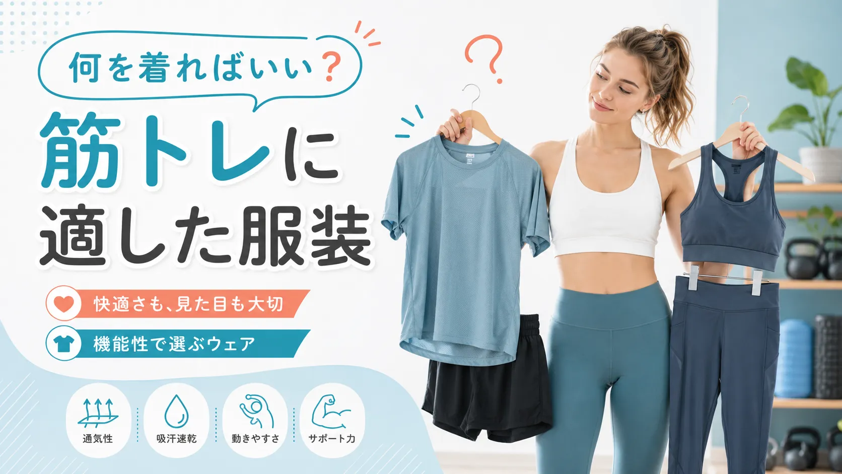 何を着ればいい？筋トレに適した服装