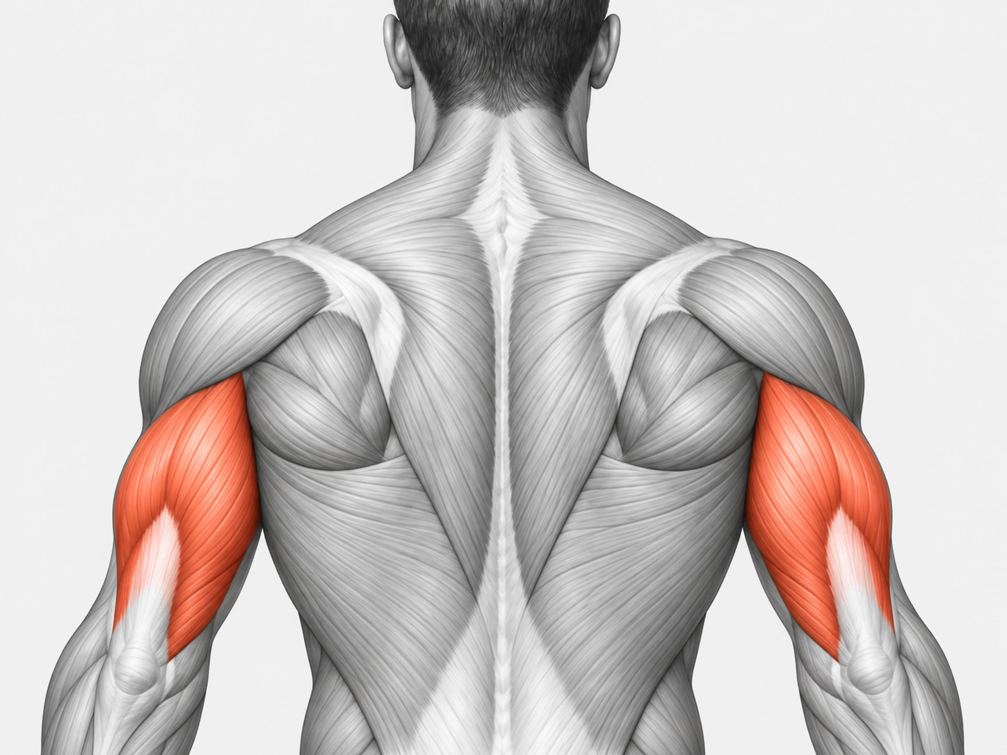 上腕三頭筋の位置